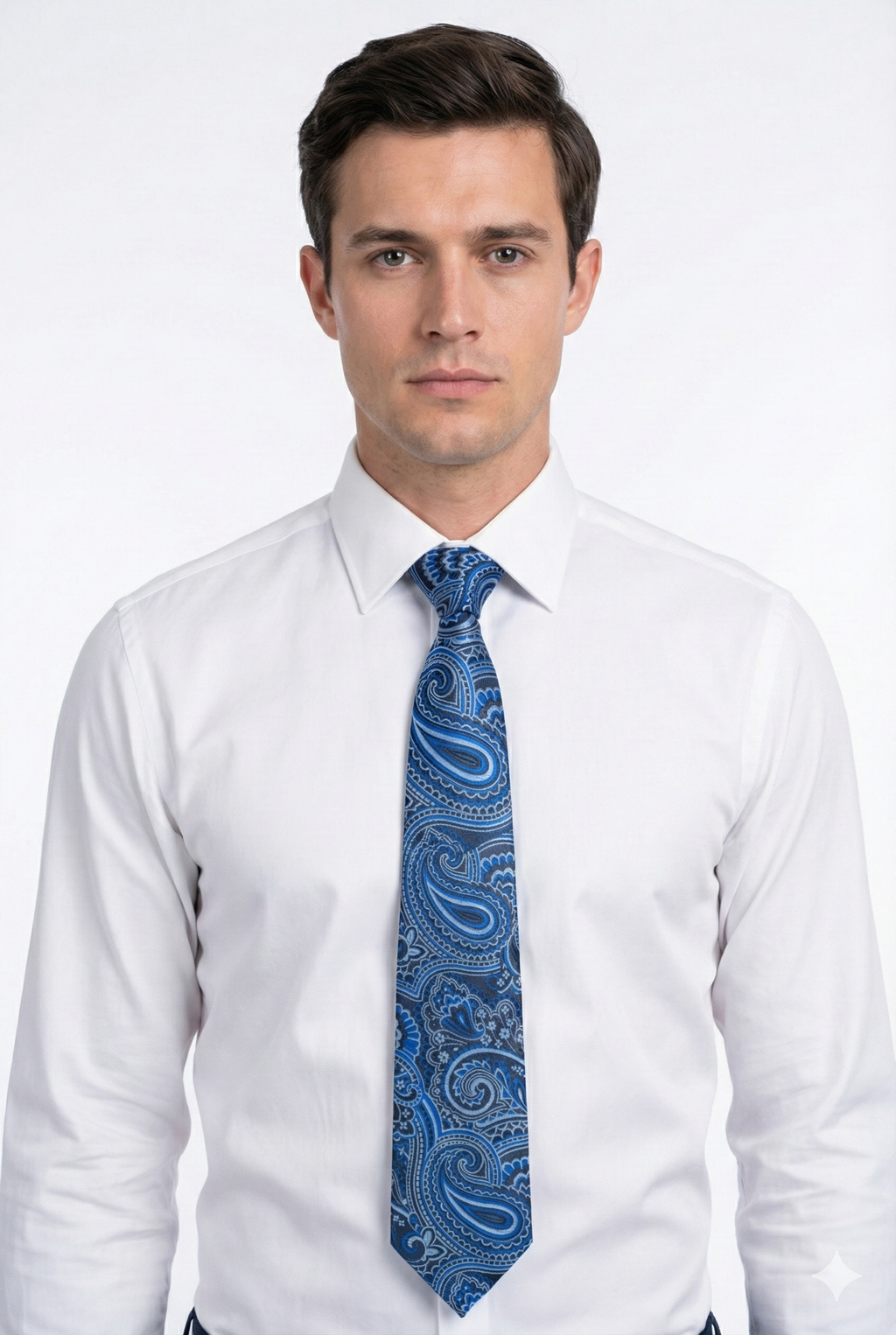 The Ravello Paisley - Amalfi Blue