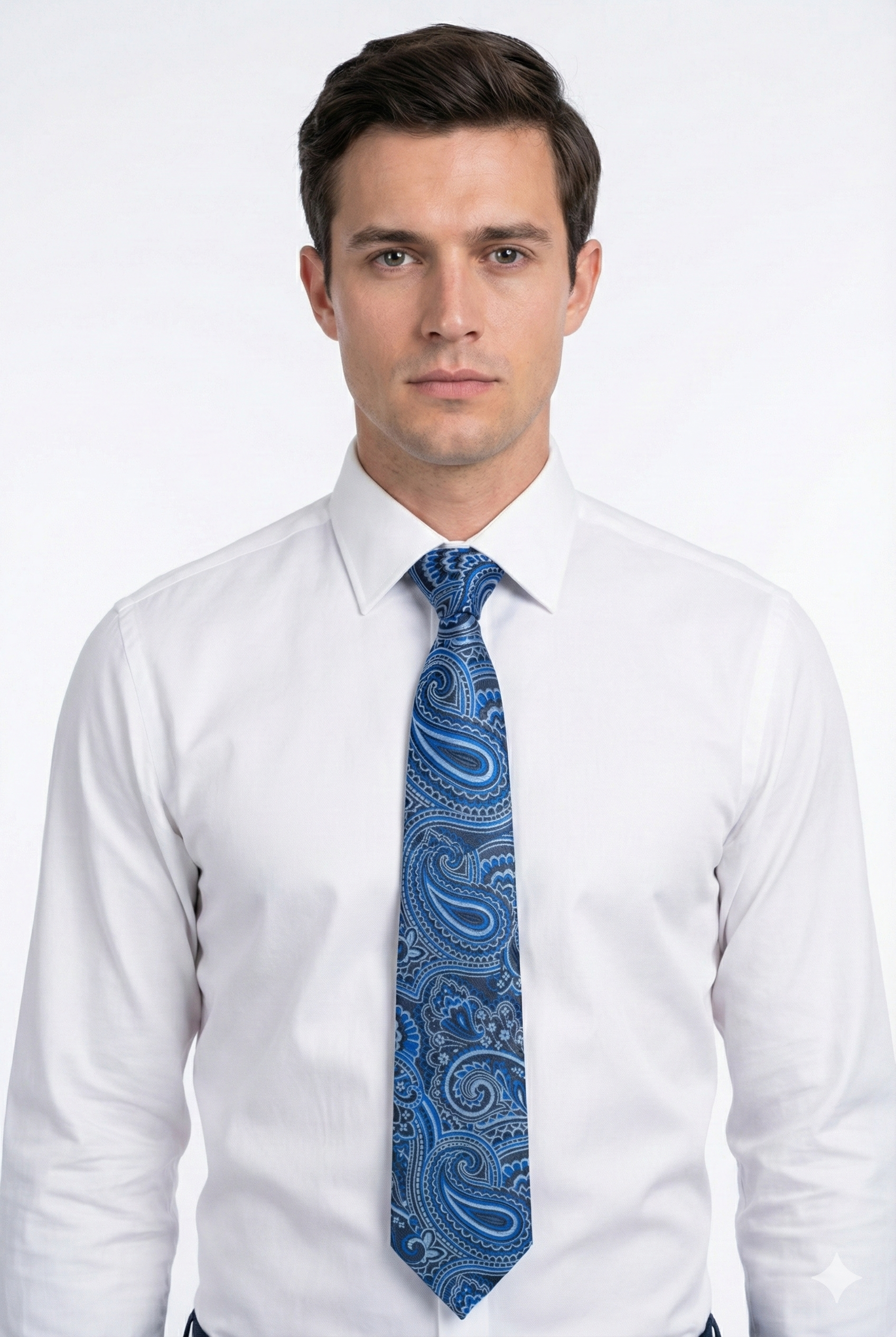 The Ravello Paisley - Amalfi Blue