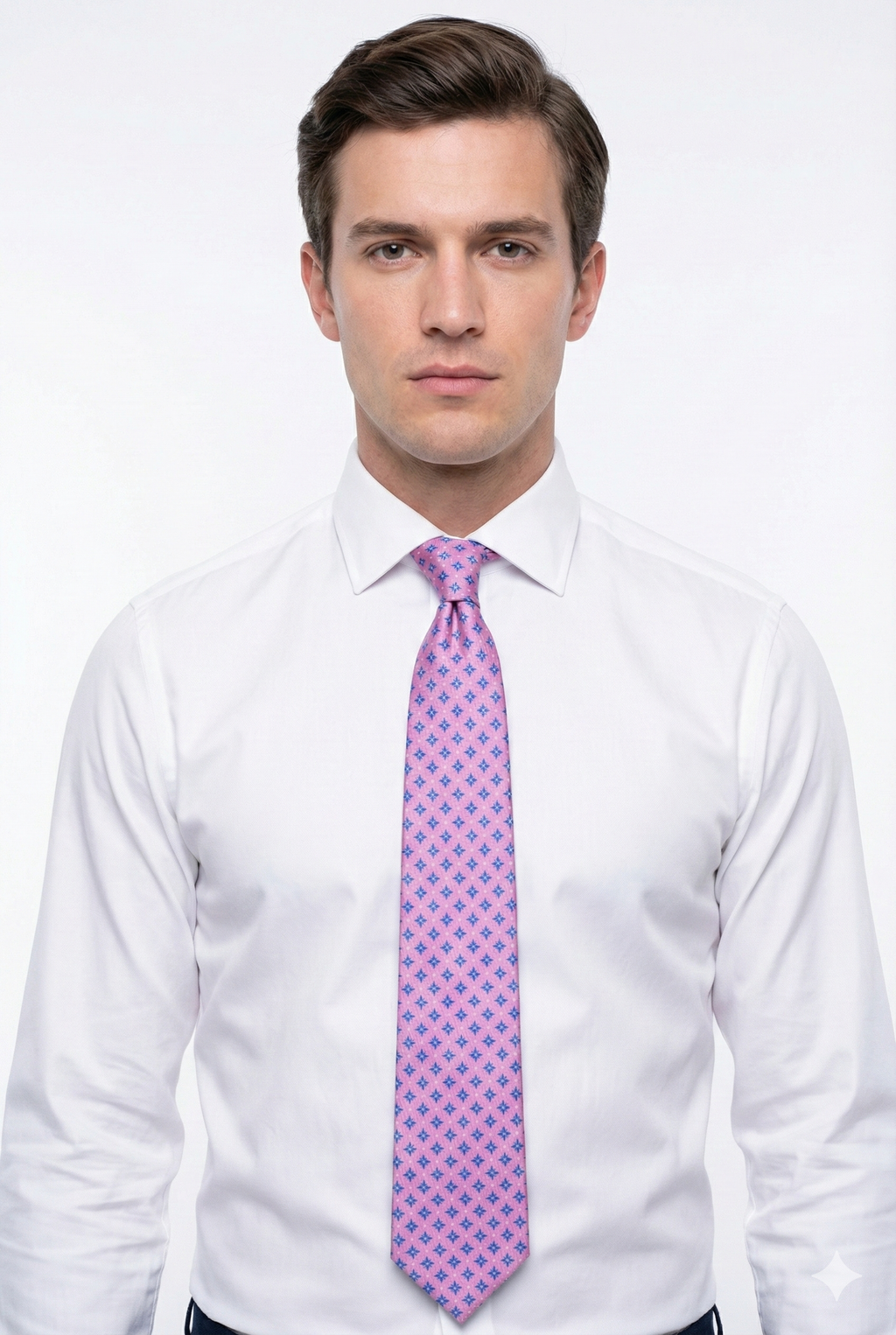 The Starline Motif - Rose Pink & Azure Star