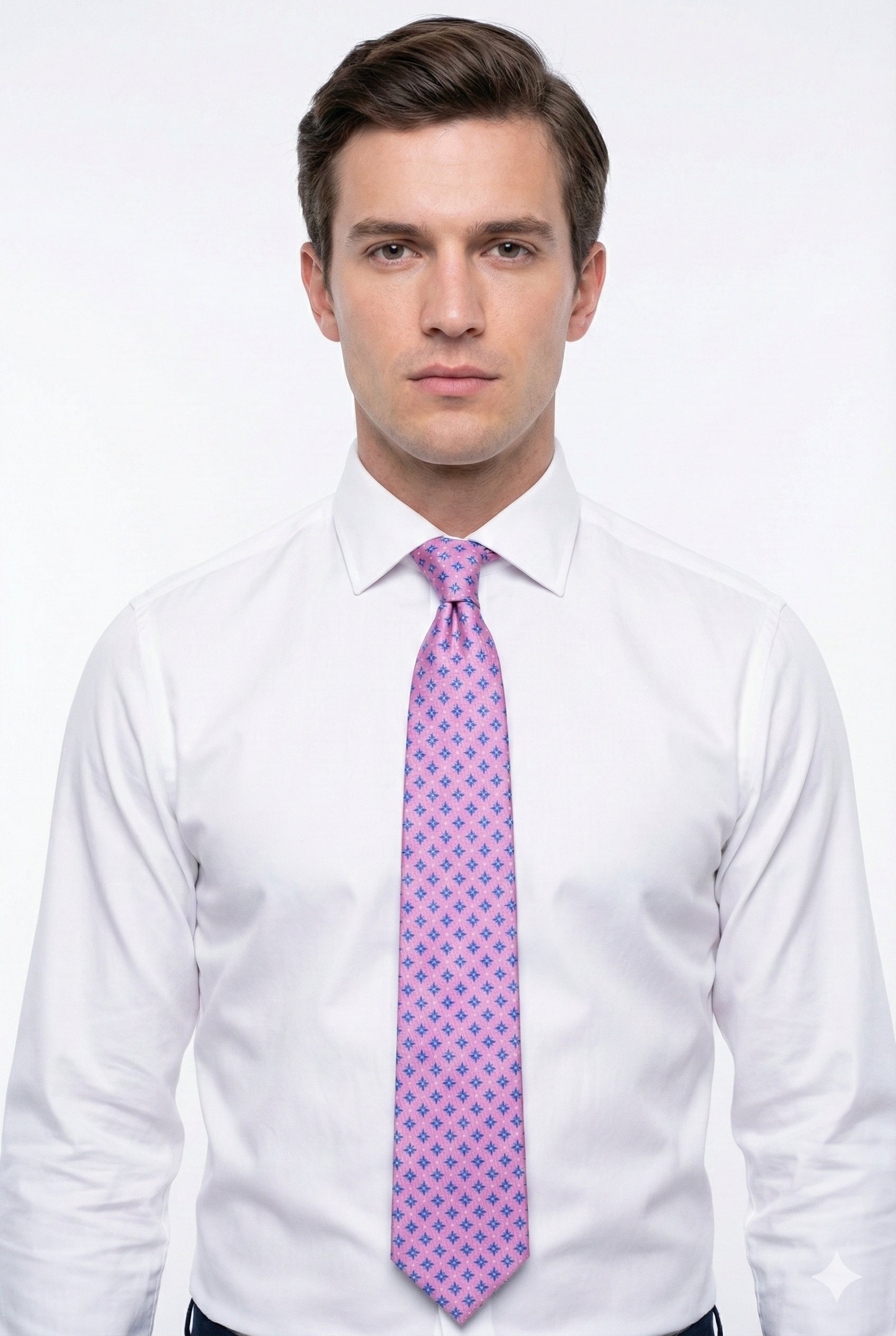 The Starline Motif - Rose Pink & Azure Star